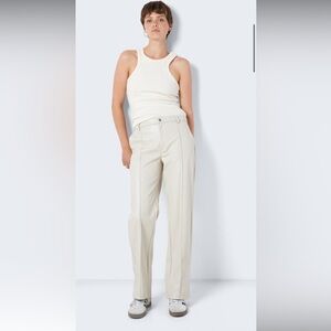 Noisy May Women’s PU High Waist Vegan leather Pants Size Medium NWT